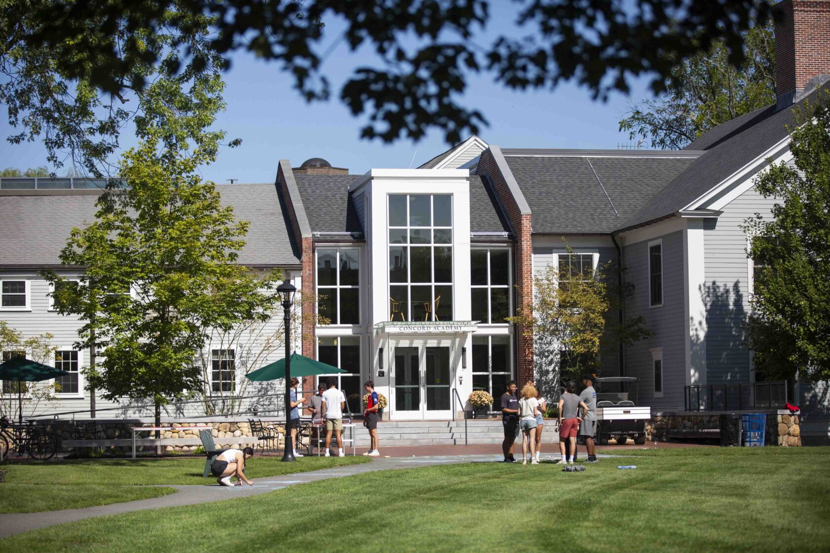 Concord Academy's main academic building